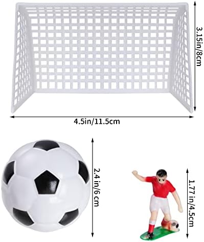 18 Piece Soccer Cake Topper Decorations Set