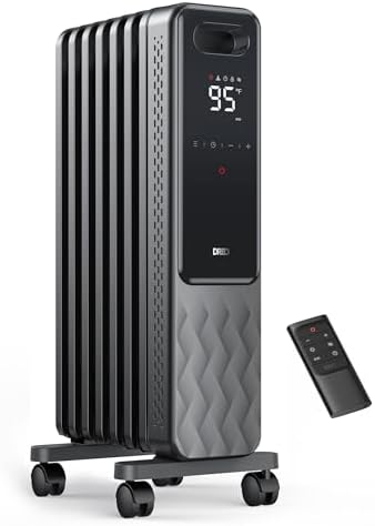 Dreo Oil Filled Radiator Heater with Remote Control and 4 Modes 1