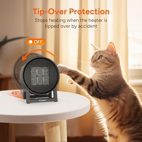 DRPREPARE 600W Fast Heating Desk Heater