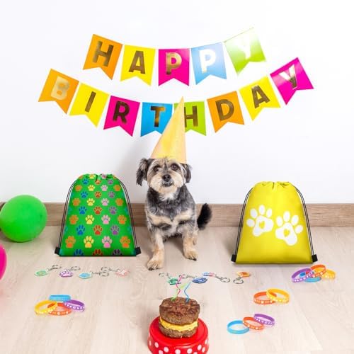 Talltalk 48 Pcs Paw Print Party Favor Set 1