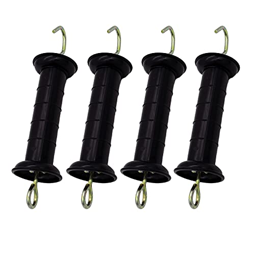 4 Pcs Plastic Electric Fence Gate Handle with Spring