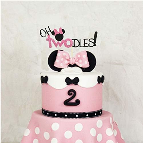 Oh Twodles Balloons 2nd Birthday Cake Topper Party Decor