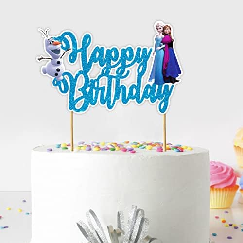 Frozen Happy Birthday Cake Topper - Icy Fun for Kids