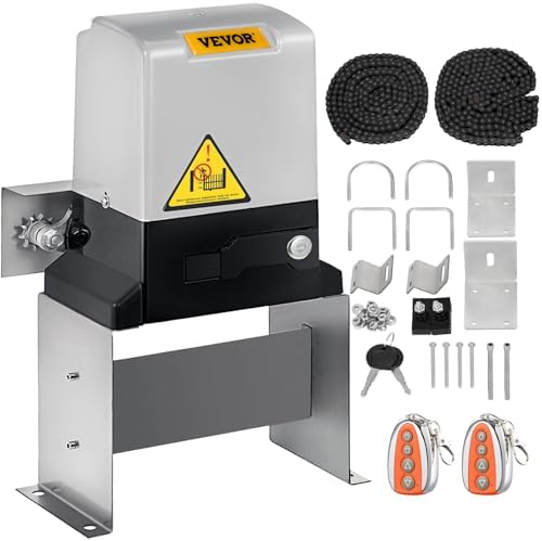 Happybuy Automatic Sliding Gate Opener 1400LBS with 2 Remotes 1