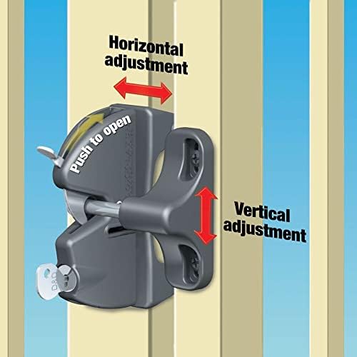 National Hardware N346-201 V6201 Gate Latch in Black 4-916 1