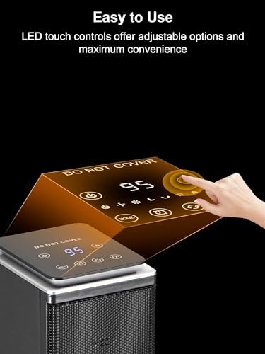 SUNGDOGIN 31 Electric Space Heater with 3D Flame and Remote Control
