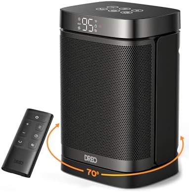 Dreo 1500W Quiet Space Heater with Remote and 5 Modes
