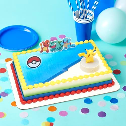 DecoSet Pokmon Light Up Pikachu Cake Topper 3-Piece Set