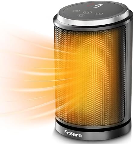 FrSara 1500W PTC Ceramic Space Heater with Timer and Oscillation