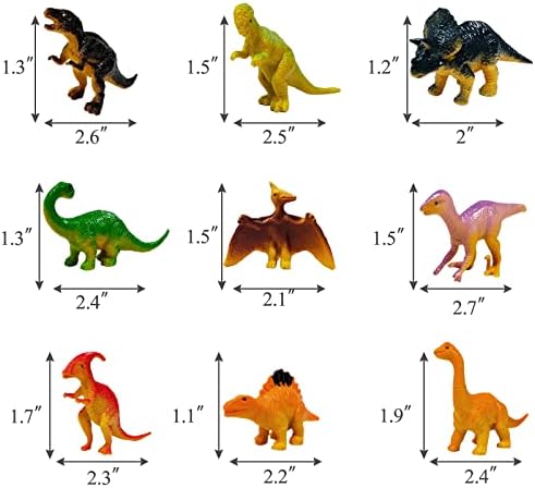 Dinosaur Themed Cake Toppers - 26 PCS Non-Edible Decorations