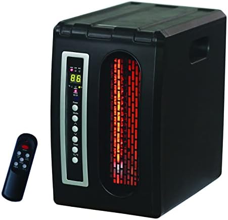 Comfort Glow Infrared Space Heater with Remote 3 Heat Settings