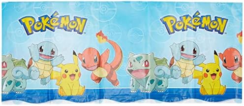 Amscan Pokmon Design Plastic Table Cover 54 x 96