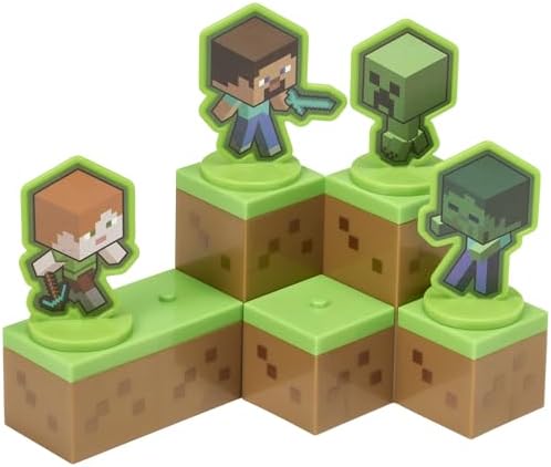 DecoSet Mobs Beware Minecraft Cake Topper 6-Piece