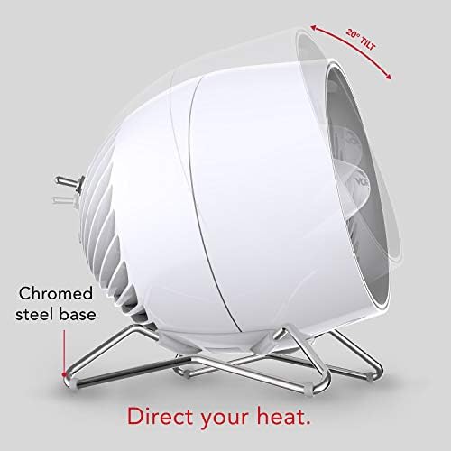 Vornado Pivot Heat Electric Space Heater White