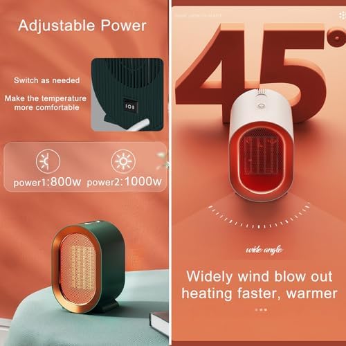 1200W Electric Space Heater with Fan for Quick 300 sq ft Heating