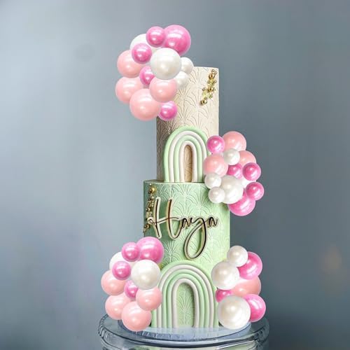 Ephlyn 30Pcs Foam Ball Cake Toppers for Parties