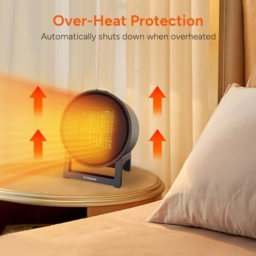DRPREPARE 600W Fast Heating Desk Heater