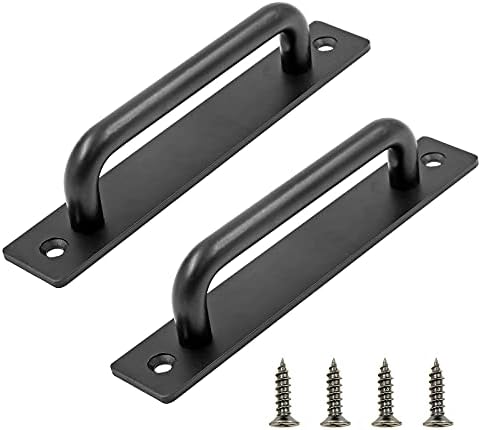 2 Pack Black Sliding Barn Door Handle