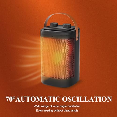 Homifinity 1500W Electric Space Heater with Thermostat 1