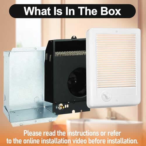 CSC152TW Electric Wall Heater with Thermostat