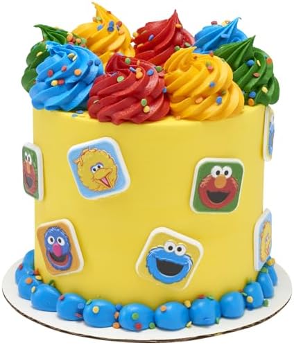 Sesame Street Cupcake Rings 24 Pack - Elmo Big Bird Cookie Monster Grover