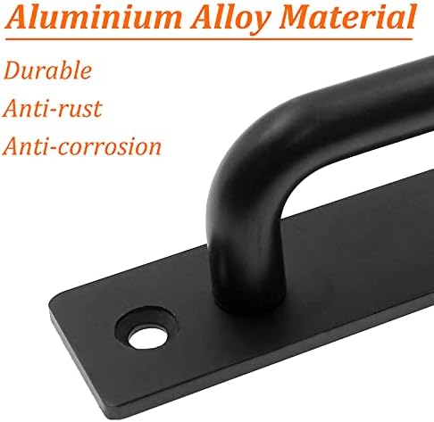 2 Pack Black Sliding Barn Door Handle