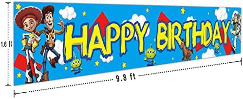 Toy Themed Story Birthday Banner 98 x 16 ft