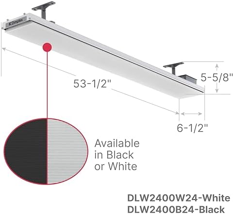 Dimplex DLW Series Electric Heater 2400W Weatherproof Black