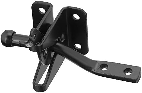 National Hardware Automatic Gate Latch in Black