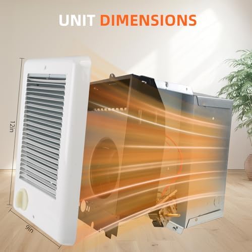 Hai Feipn Upgraded Electric Wall Heater with Thermostat
