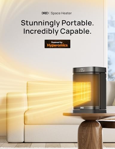 Dreo 1500W Quiet Space Heater with Remote and 5 Modes