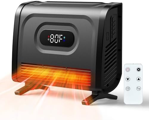 Air Choice 1500W Wall Mount Space Heater with Remote and Timer