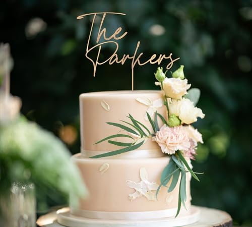 Handmade Mr and Mrs Cake Toppers for Wedding