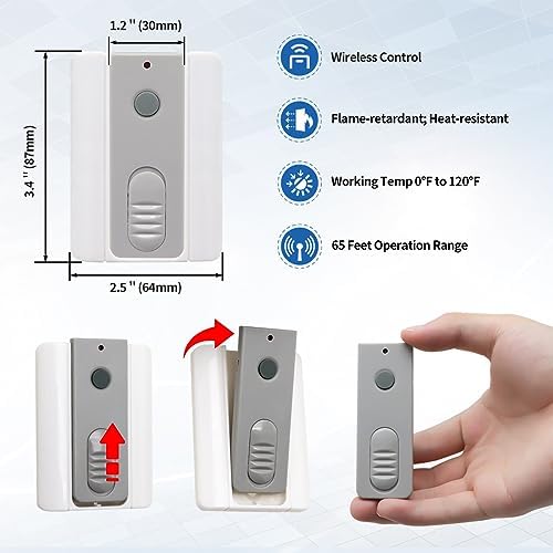 TOPENS TC173 Wireless Push Button for Gate Opener