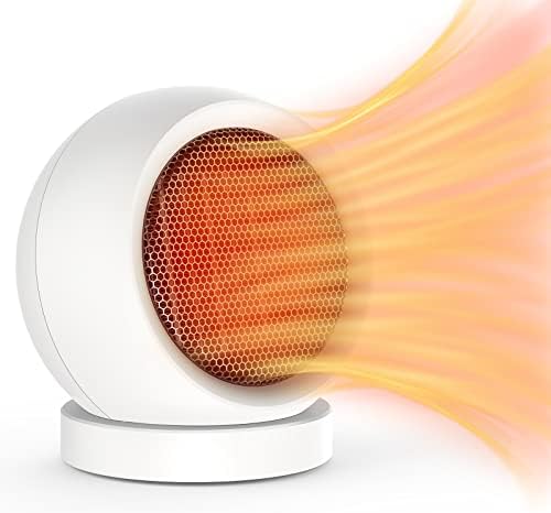600W Energy Efficient Desktop Heater for Home Office and Bedroom Use