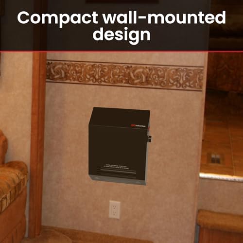 Suburban Wall Mount Electric Heater - Black