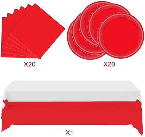 OULUN Cartoon Animation 20-Piece Party Tableware Set