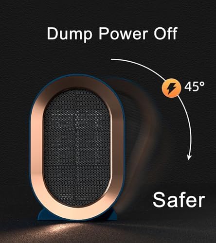 1200W Electric Space Heater with Fan for Quick 300 sq ft Heating