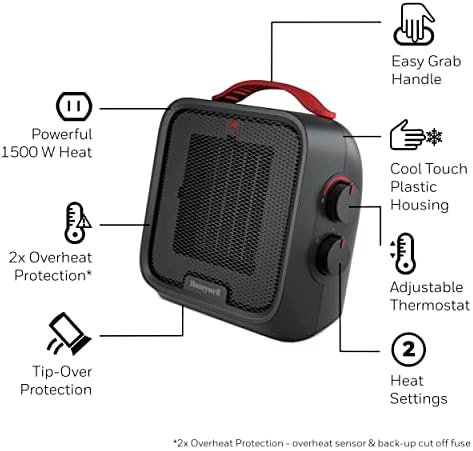 Honeywell UberHeat 5 1500W Ceramic Space Heater
