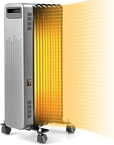 Tangkula 1500W Oil Filled Radiator Heater with 3 Heat Settings 1
