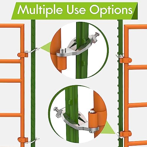 MY RUSTIC T-Post Gate Hinge Pins - Patent Heavy Duty Easy Install