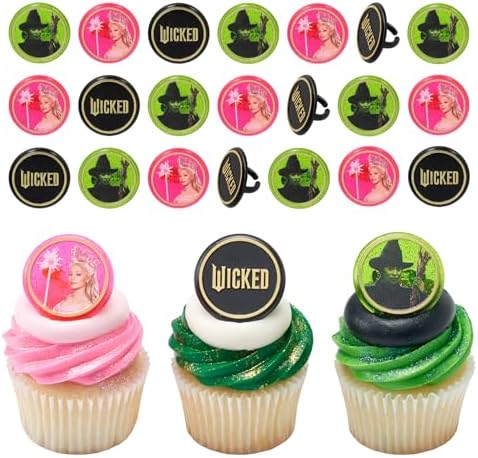 DecoPac Wicked Cupcake Rings 24-Pack