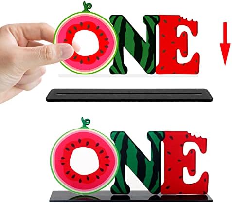 LINGTEER Watermelon Birthday Table Centerpiece