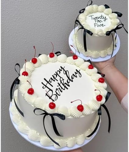 DiDida Bow Cake Topper Happy Birthday Sign 1