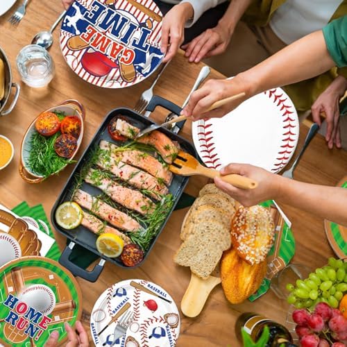 Oigco Baseball Party Decorations Set for 24 Guests