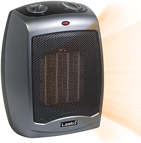 Lasko Small Ceramic Space Heater for Home and Bathroom Use