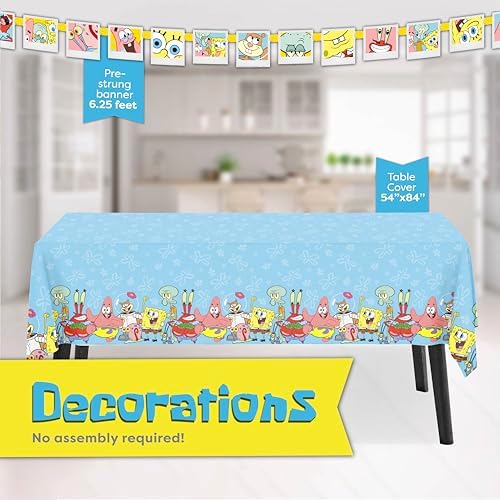 Spongebob Birthday Decorations for 16 Guests 1