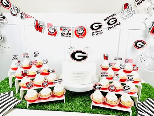 PartyKandy UGA Football Party Decor Kit 42 Pieces