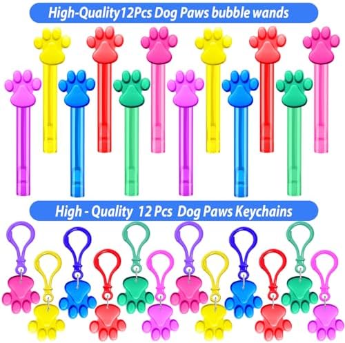PLOUGVI 232Pcs Paw Print Party Favor Set