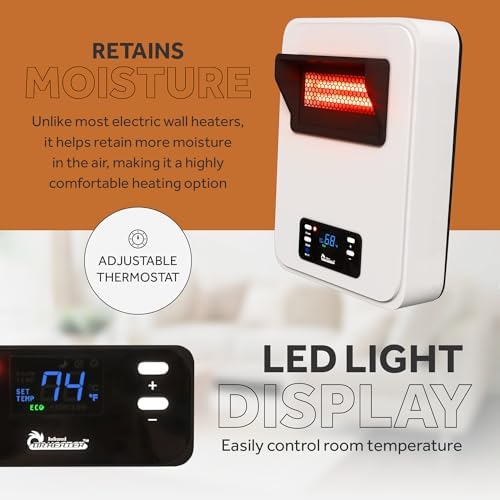 Dr Infrared Heater Wall Mounted 1500W Electric